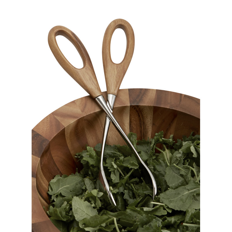 Nambe Curvo Salad Scissors