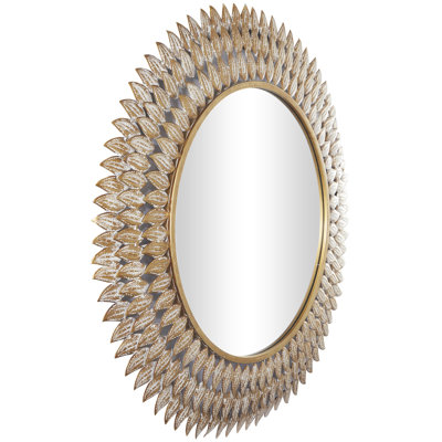 Lilah-May Metal Circle Wall Mirror