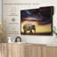 «Elephant At Dusk», reproduction sur toile-102858445