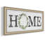 «Grey Home Wreath», art textuel sur toile-1678315862