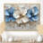 Cream Velvet Blue Rhododendron Path II - Rhododendron Wall Art-944607382-921121739-944607604
