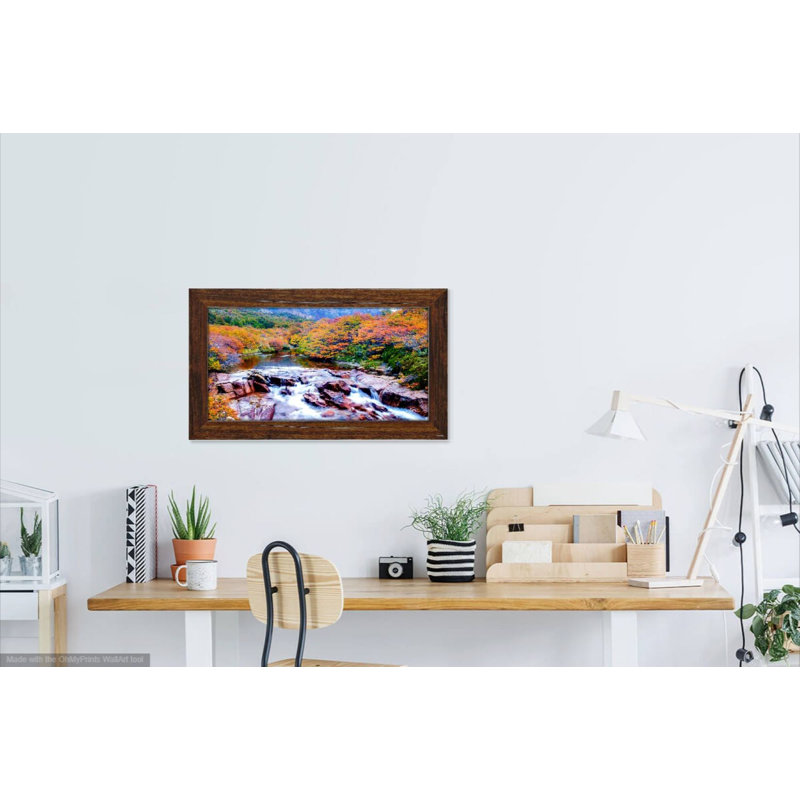 Rocky Mountain Lost in Fall by Dan Ballard - Picture Frame Photograph Print on Canvas