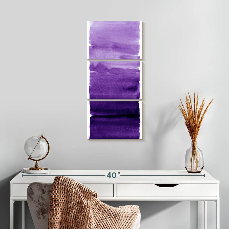 Mélange de mauve, H 27 po x l 12 po
