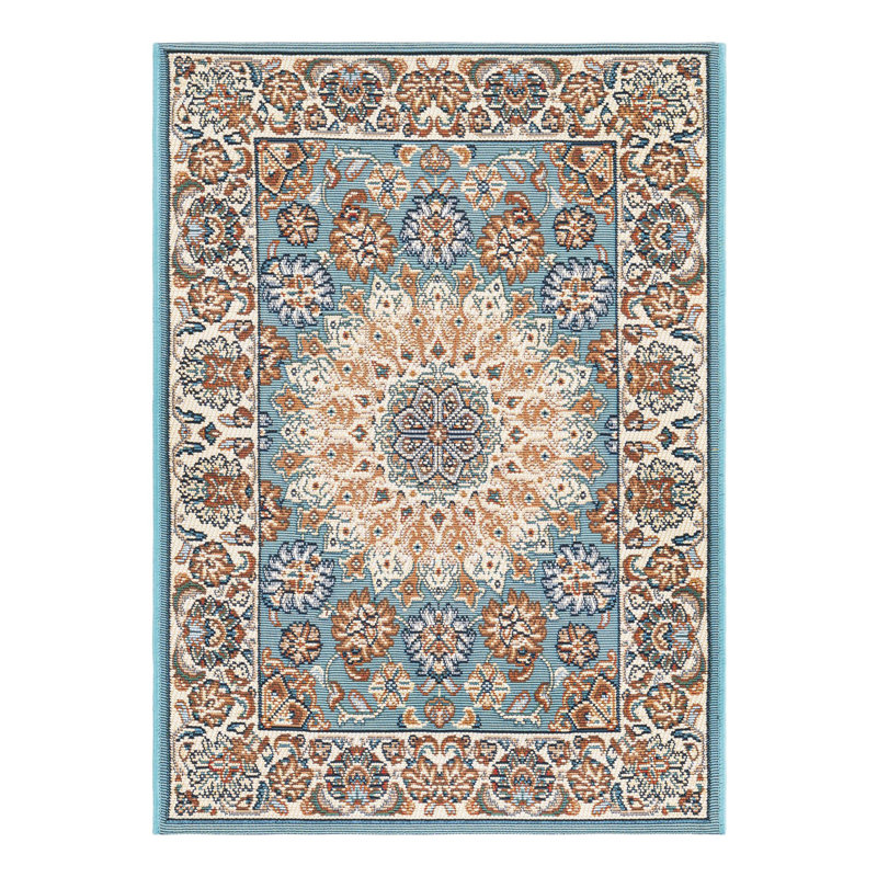 Indoor/Outdoor Traditional Area Rug, Rectangle 2' x 3'1"