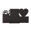 Love collage cadre en plastique Kirchner