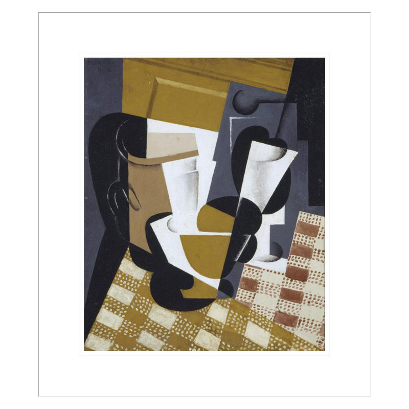 Broc et verre par Juan Gris, H 20,36 po x l 17,75 po