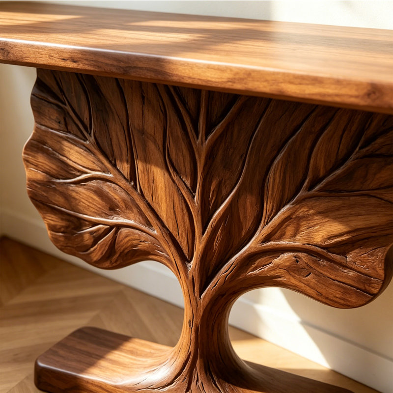 Nouvelle console en bois de style chinois., 35.4" H x 62.9" W x 15.7" D