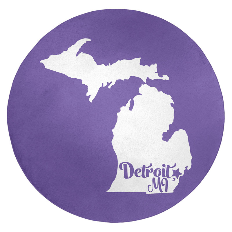 Tapis de la poly-chenille détroit michigan