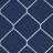Rodgers Hand Woven Flat Weave Wool/Cotton Geometric Rug in White/Blue-1965937801