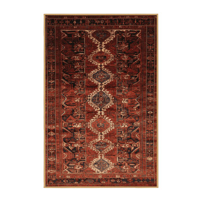 Machine Washable Persian Brown Area Rug