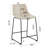 Cobina Upholstered Faux Leather Counter Stool-606708217-606602808