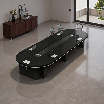 Table de conférence de luxe moderne avec rangement