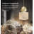 Alabaster Pendant Light Brass Luxury
