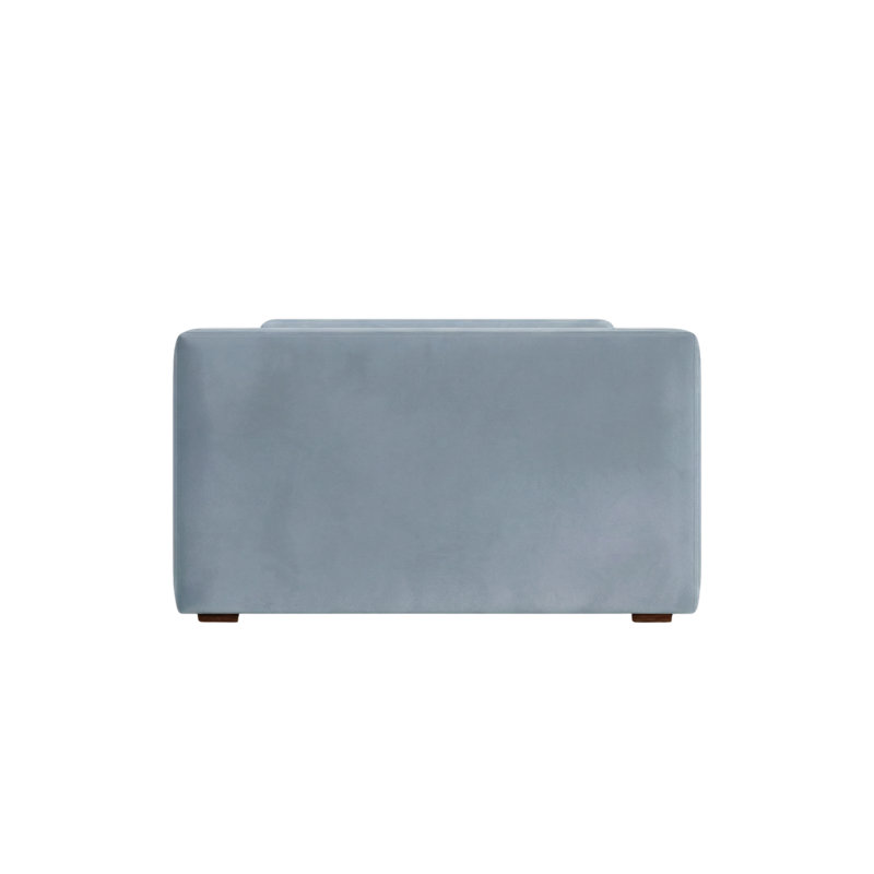 Elevate Daybed, Cornflower Recycled Velvet