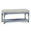Summer Retreat Wicker Shelf Storage Bench-71425204-71425234