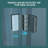 30"W X 72"H Fold Frameless Shower Door With Tempered Glass, 1/4" (6 Mm)-123404476