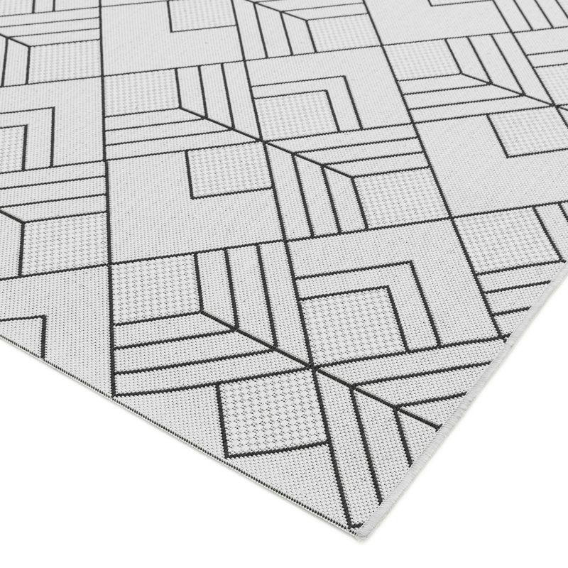 Carruth Geometric Indoor / Outdoor Area Rug, Rectangle 200 x 290cm
