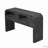 Retro Curved Sofa Table Console Table Entryway Table with 2 Large Drawers-560718865