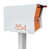 Blanc / orange