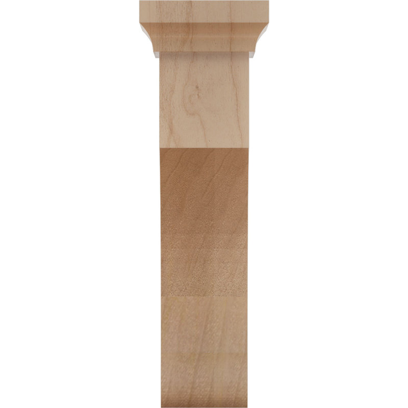 Gomez 8'' H x 2.5'' W x 6'' D Wood Bracket / Corbel, Alder