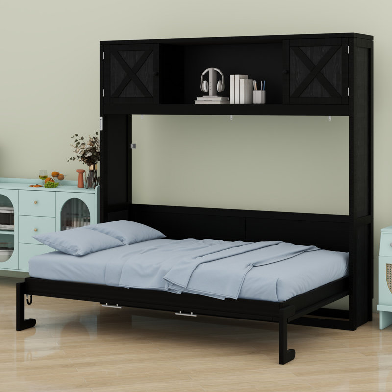 Lit escamotable avec armoires de rangement