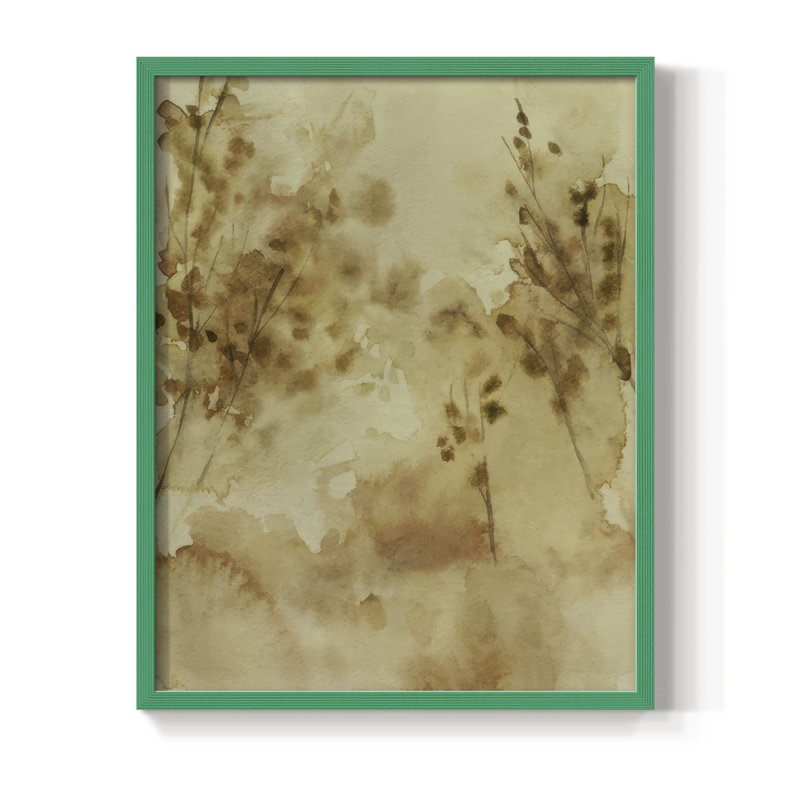 «Yellow Memory II», H 15 po x l 12 po, Vert