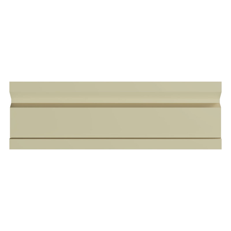 Endurathane Bailey Crown Moulding, 3/4"H x 4"P x 96"L, Factory Primed