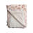 Woven Cotton and Sherpa Throw Blanket