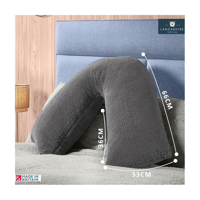 Rokeya W40cm Soft Support Pillow, Brown