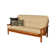Johnte 80" Full-Size Futon Frame and Full-Size Innerspring Mattress