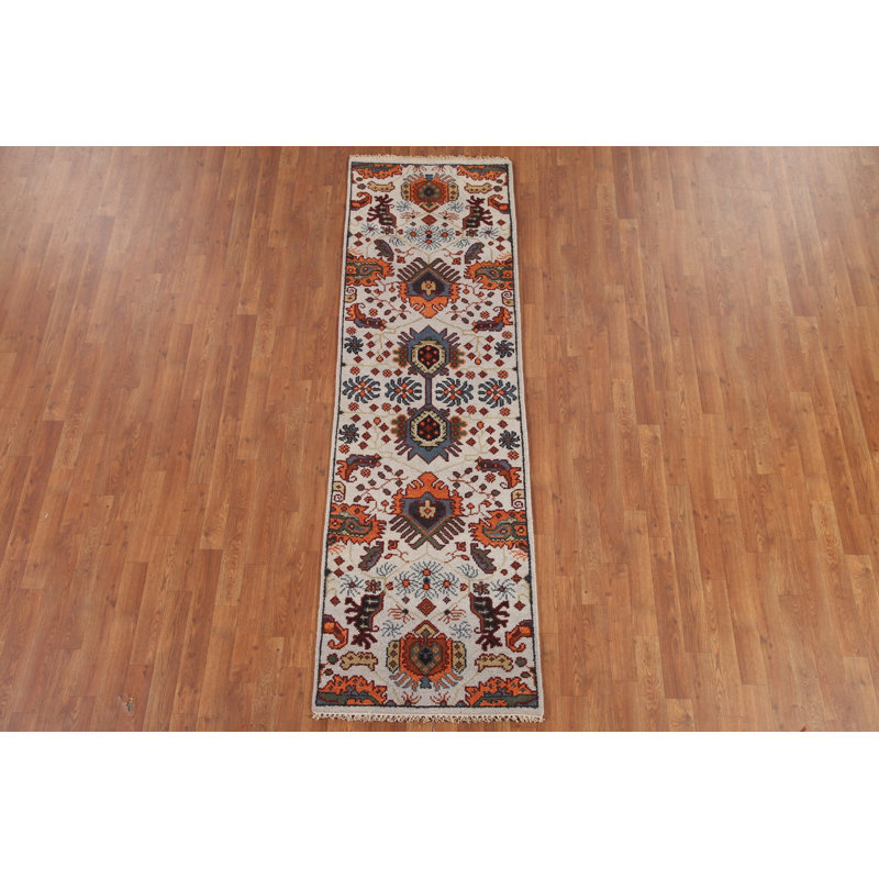 Tapis de couloir oriental géométrique 2 x 8