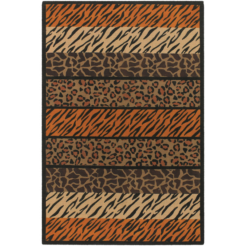 Tapis brun Irondale, Rectangle 5 pi x 7 pi 6 po