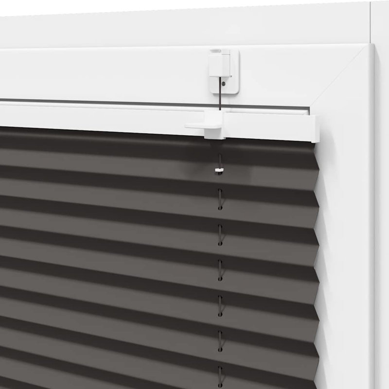 Room Darkening Pleated Blind, 40cmW x 150cmL, Black