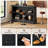 Home Bar Unit With 2-tier Shelves-700636837