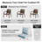 Forbell Outdoor Patio 6" Thick Seat & Back Furniture Cushion Set With Removable Cover-434758785-403513696