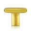 HALTON SQUARE KNOB; FLORENTINE GOLD FINISH