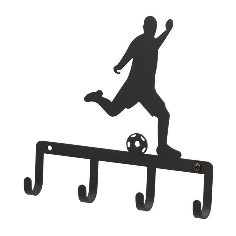 Soccer Player - Multi-Purposefull Wall Hook and Key Holder