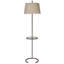 Crescent Tray Table Floor Lamp