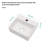 APRESSHUI 11.6'' Ceramic Rectangular Bathroom Sink