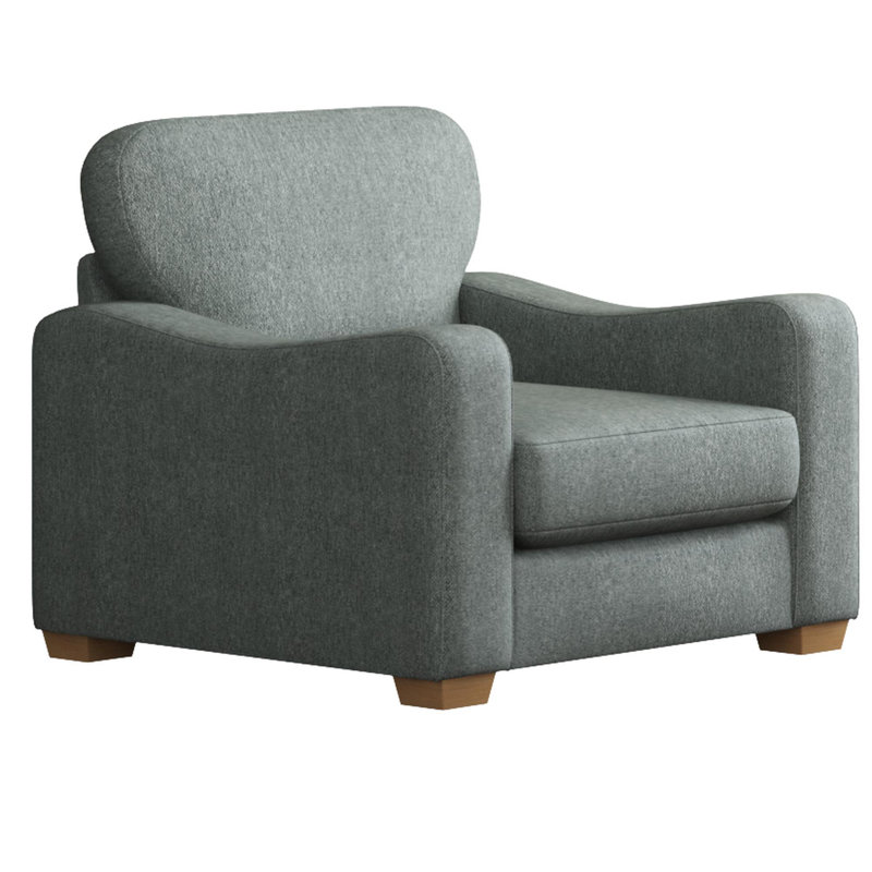 Upholstered Armchair, Ebony