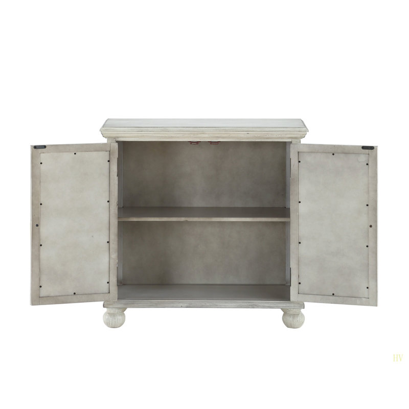 Armoire de rangement classique classique antique 1Pc, Blanc antique