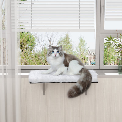 Chrystene Cat Window Perch Bed, Removable Cushion