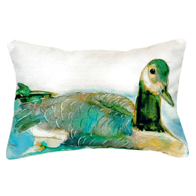 Outdoor Reversible Throw Pillow