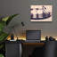 Art mural en verre épique «A Side» par Decent Exposures, 16 po x 12 po