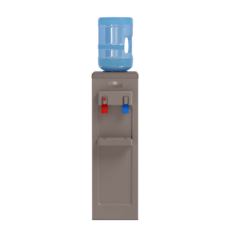 Distributeur d'eau chaude et froide électrique autoportant, Bronze