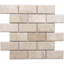 Santorini 13.88'' x 13.38'' Beveled Marble Mosaic Wall Tile-63332402