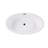 Vanity Art 59" X 32" White Acrylic Freestanding Bathtub-75068078