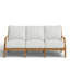 Haley Teak Patio Sofa with Cushions-93646312-70063489-38579408