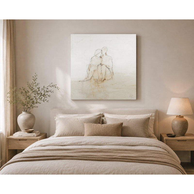 Quiet Together Wrapped Canvas Wall Art, 40"W x 40"H x 1.5"D
