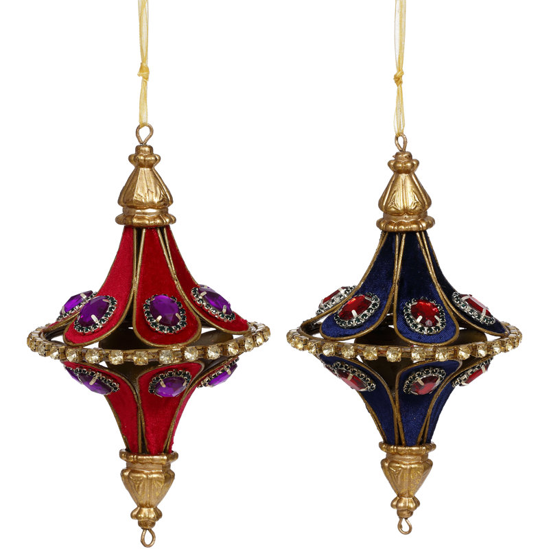 Moroccan Finial Ornament -7 Inches Set Of 6